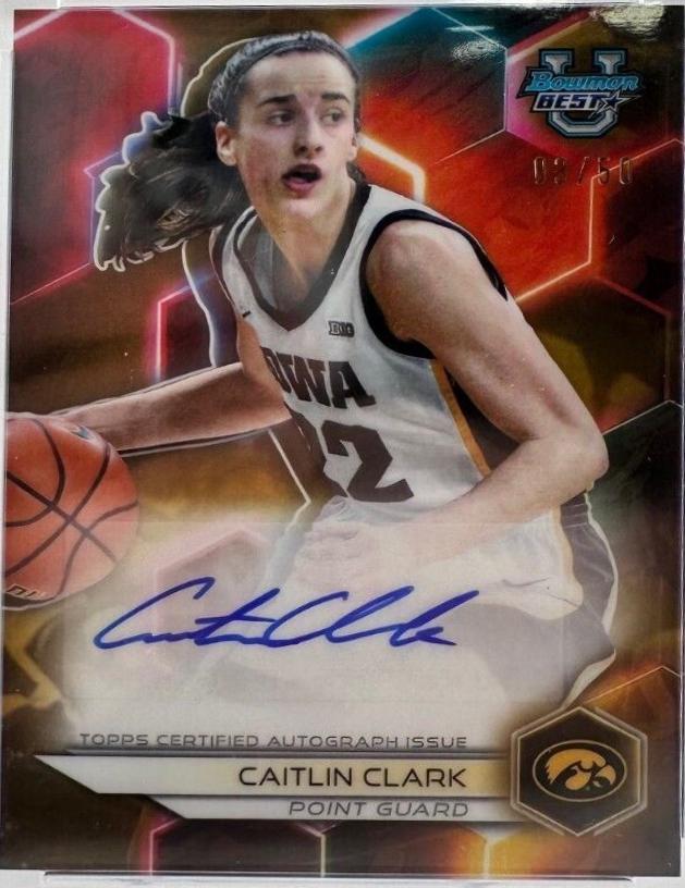 Caitlin Clark [Geometric Gold Refractor] #B23-CC
