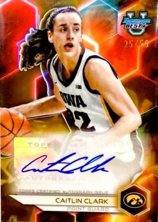 Caitlin Clark [Gold Refractor] #B23-CC