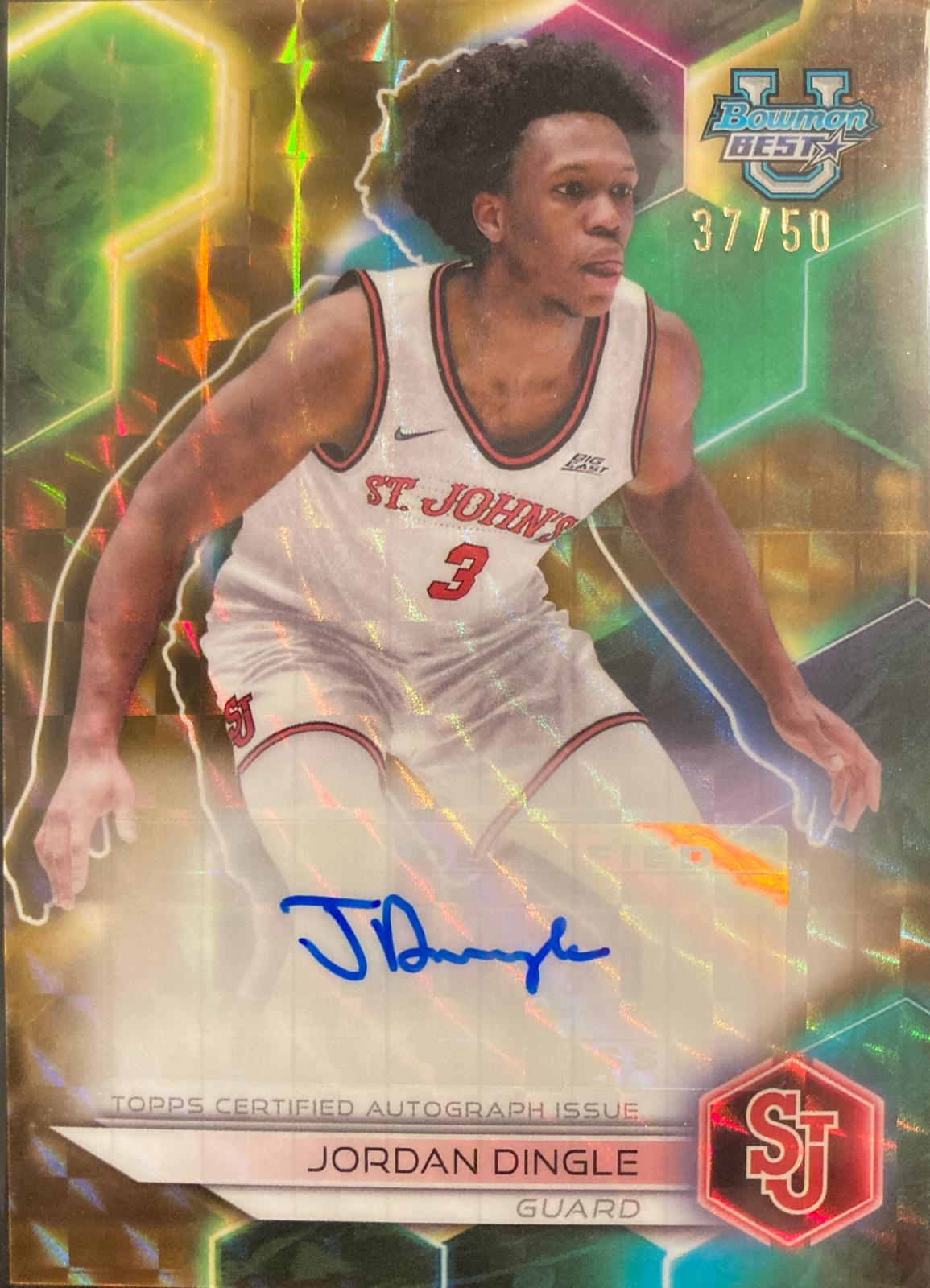 Jordan Dingle [Geometric Gold Refractor] #B23-JDI