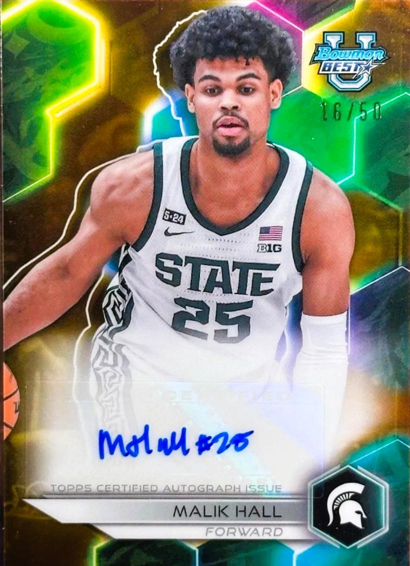 Malik Hall [Gold Refractor] #B23-MH