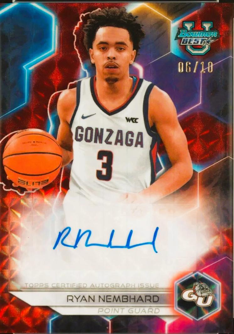 Ryan Nembhard [Geometric Red Refractor] #B23-RN