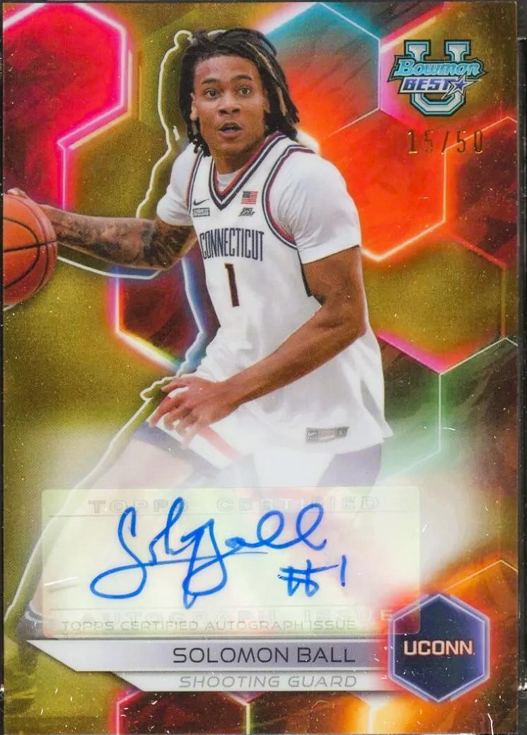 Solomon Ball [Gold Refractor] #B23-SB