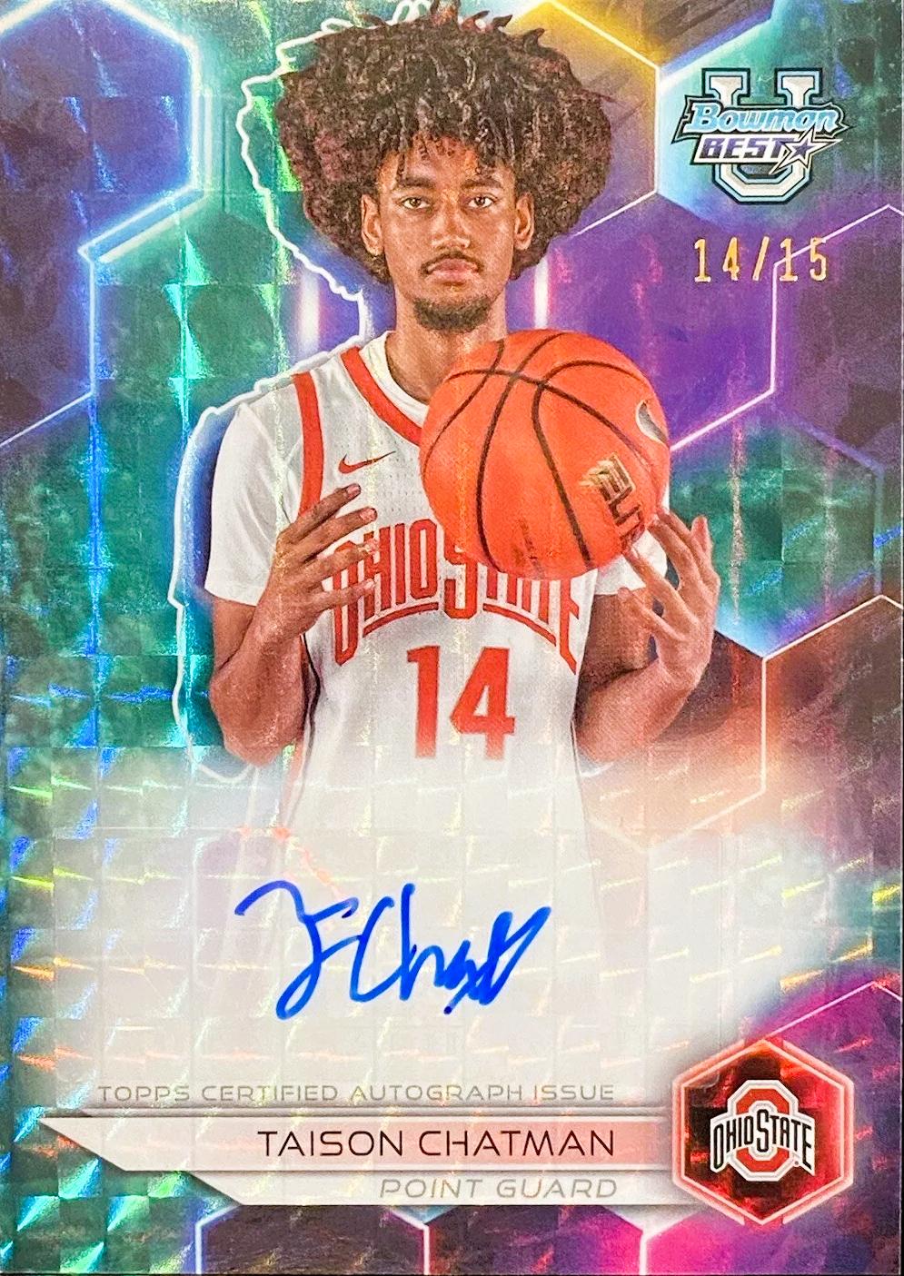 Taison Chatman [Geometric Teal Refractor] #B23-TC
