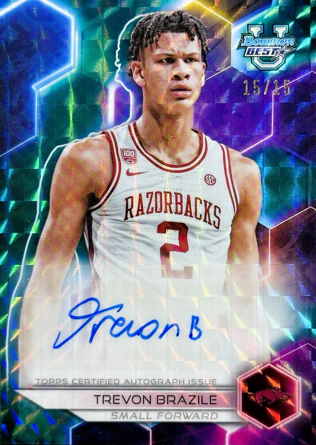 Trevon Brazile [Geometric Teal Refractor] #B23-TB