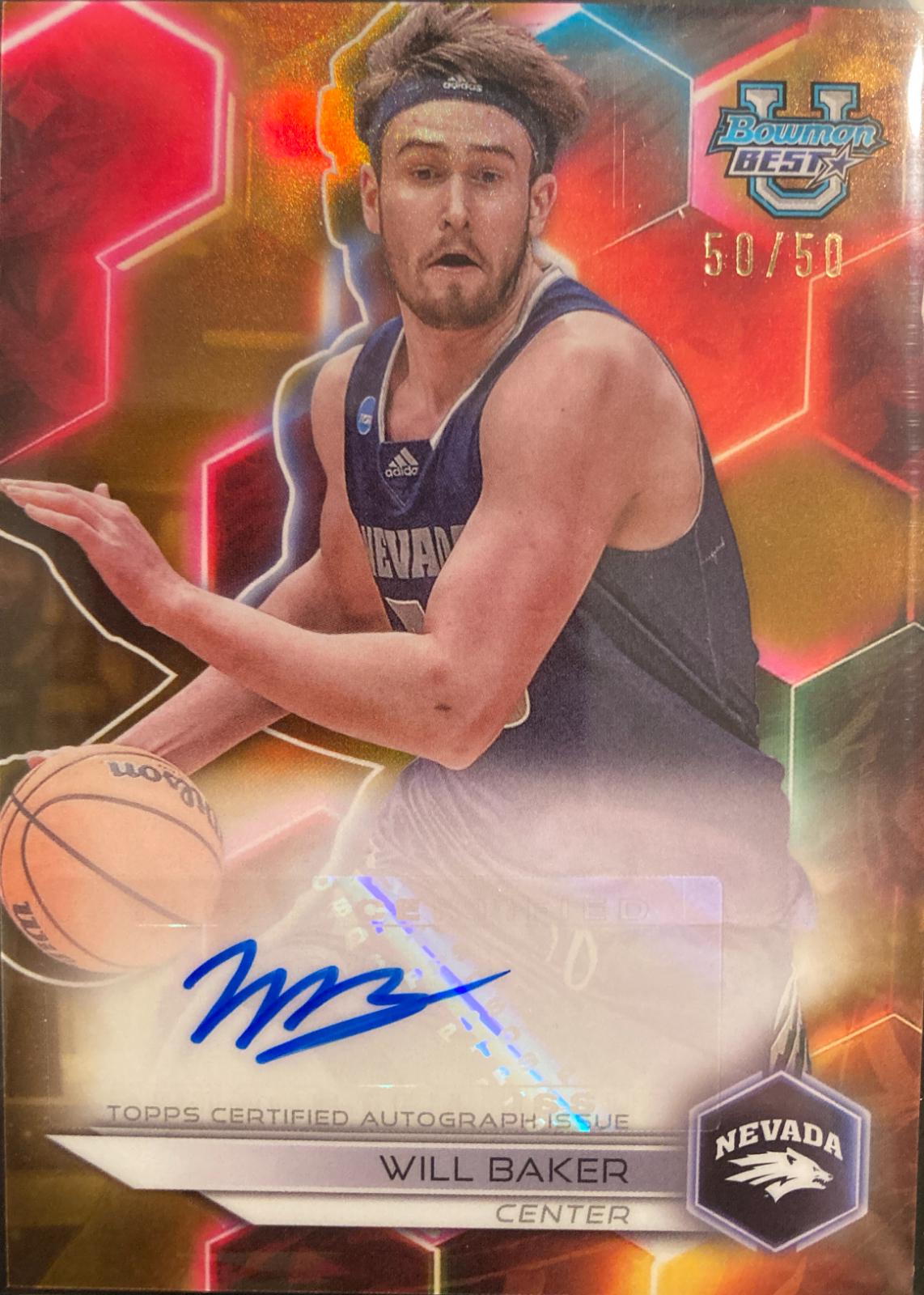 Will Baker [Gold Refractor] #B23-WB
