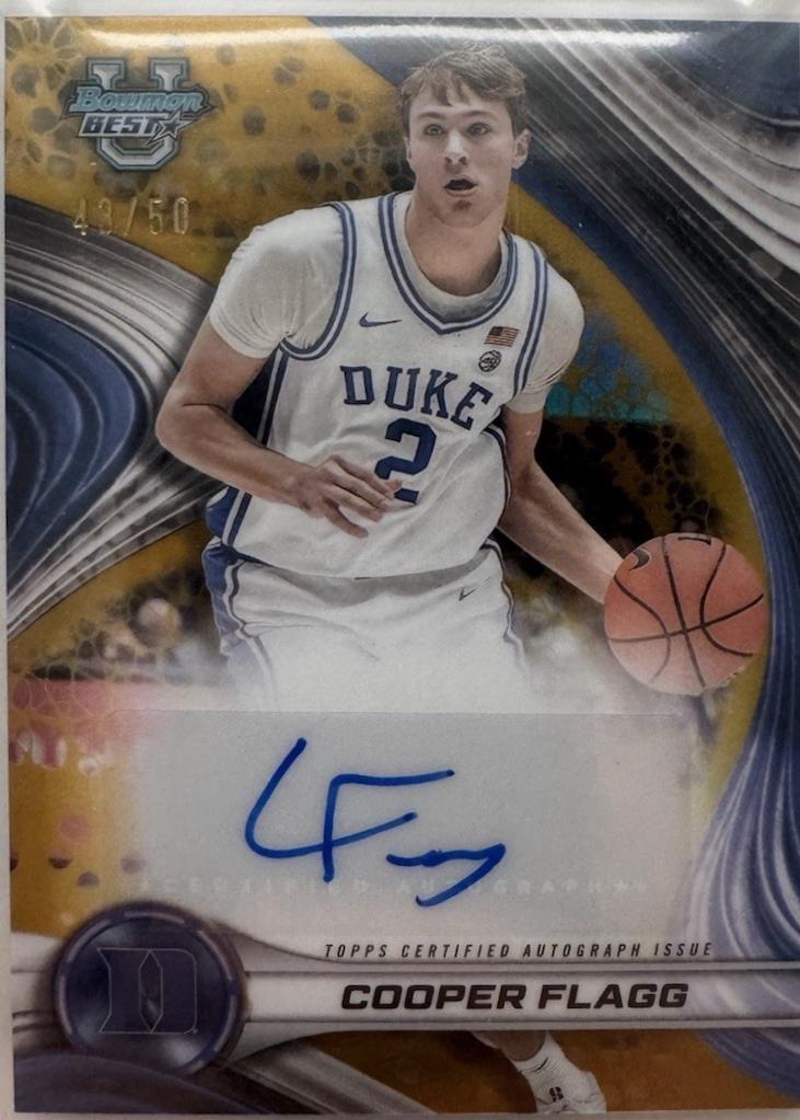 Cooper Flagg [Gold Refractor] #B24-CF