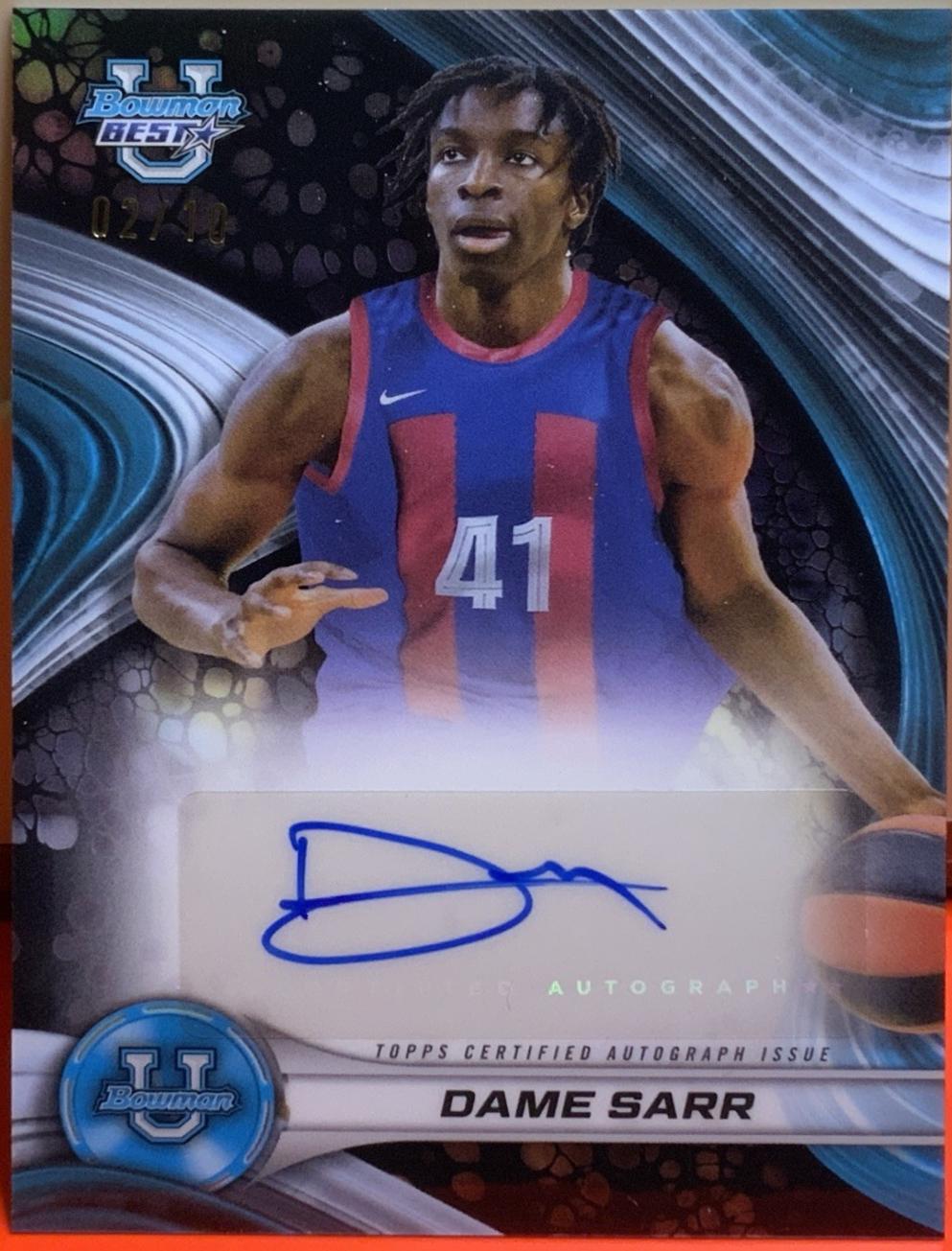 Dame Sarr [Black Refractor] #B24-DS