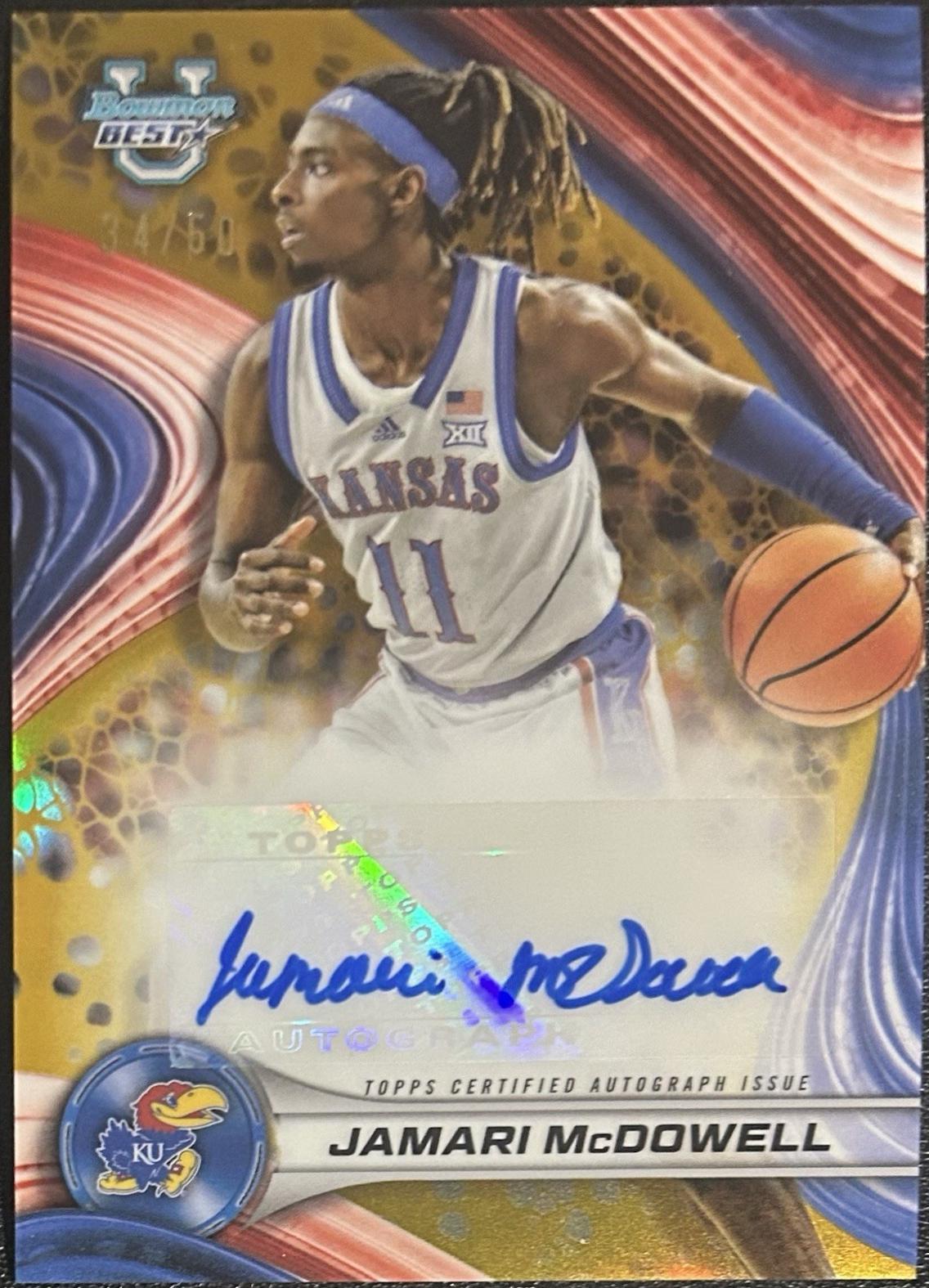 Jamari McDowell [Gold Refractor] #B24-JM