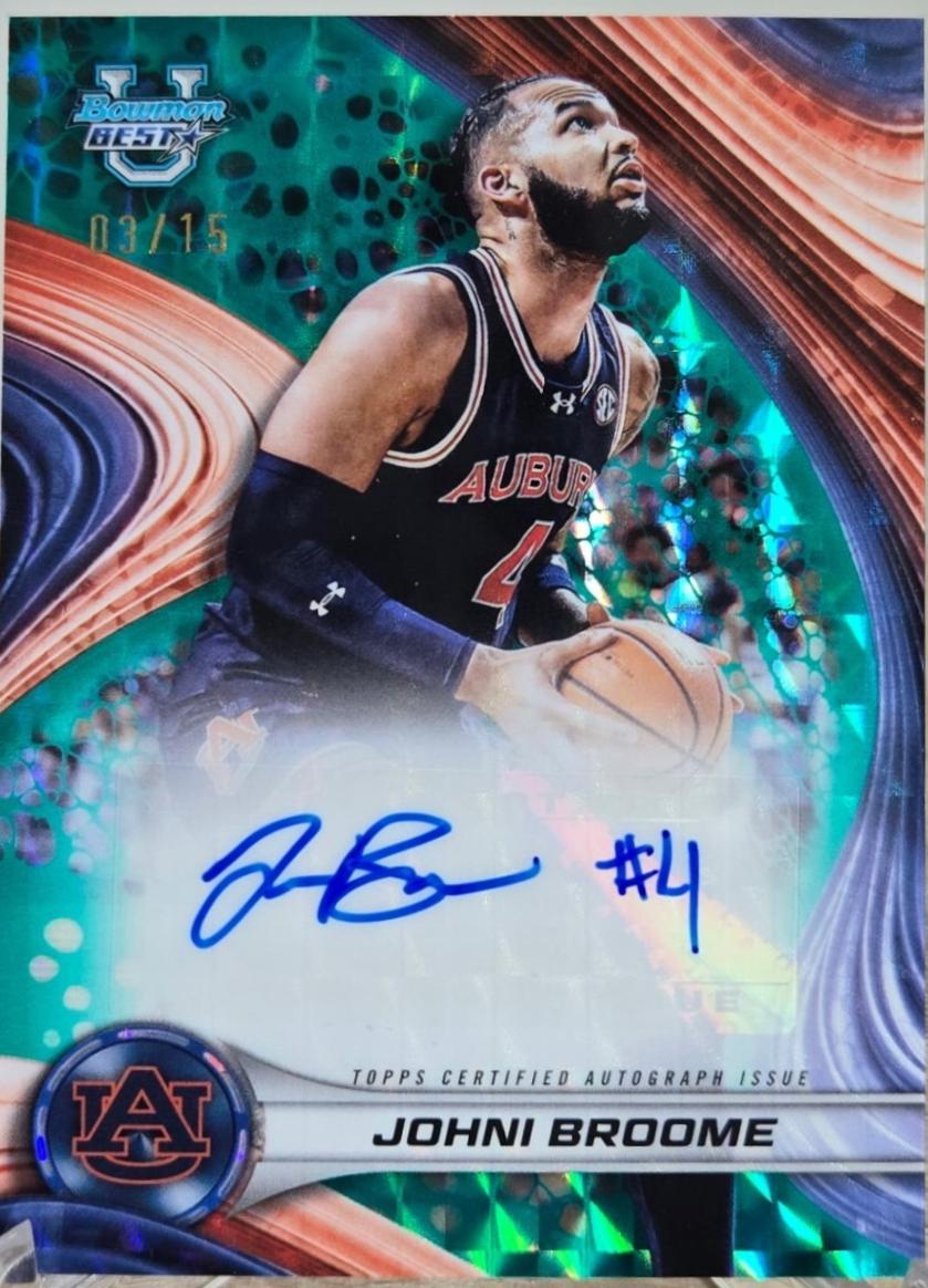Johni Broome [Teal Geometric Refractor] #B24-JBR
