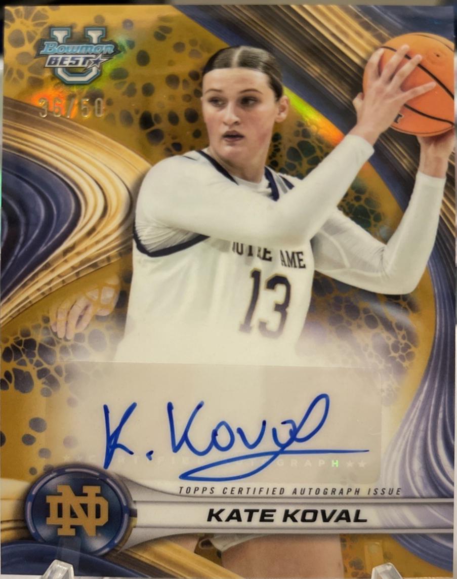 Kate Koval [Gold Refractor] #B24-KKO