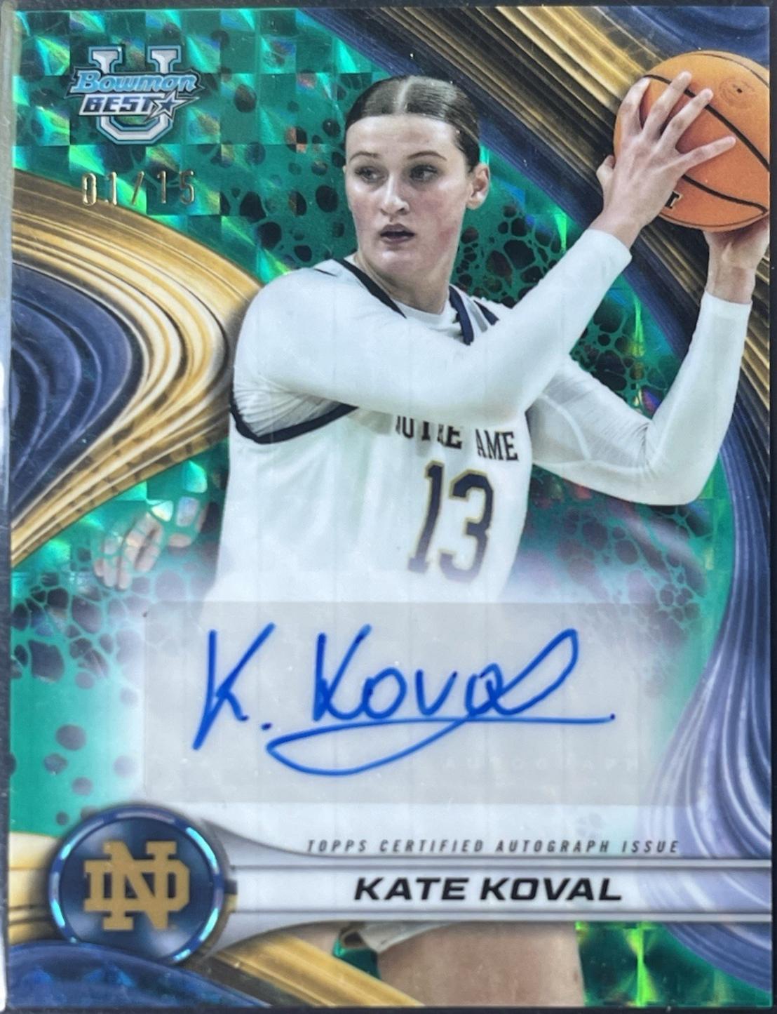 Kate Koval [Teal Geometric Refractor] #B24-KKO