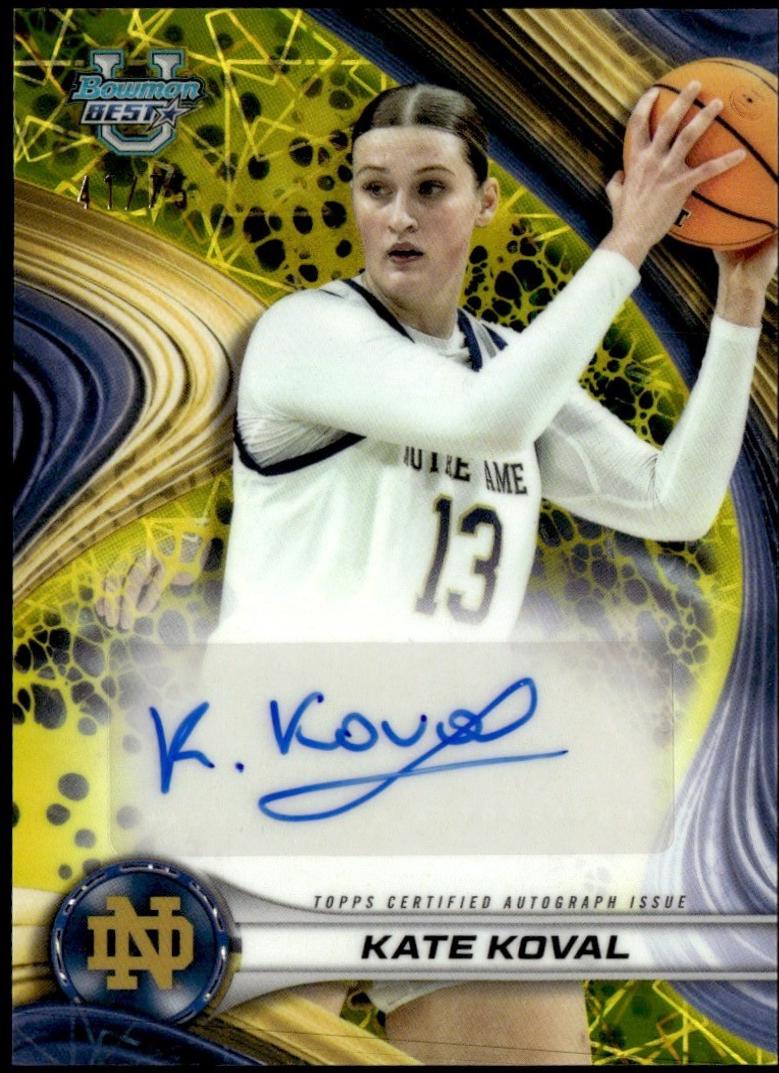 Kate Koval [Yellow Lazer Refractor] #B24-KKO