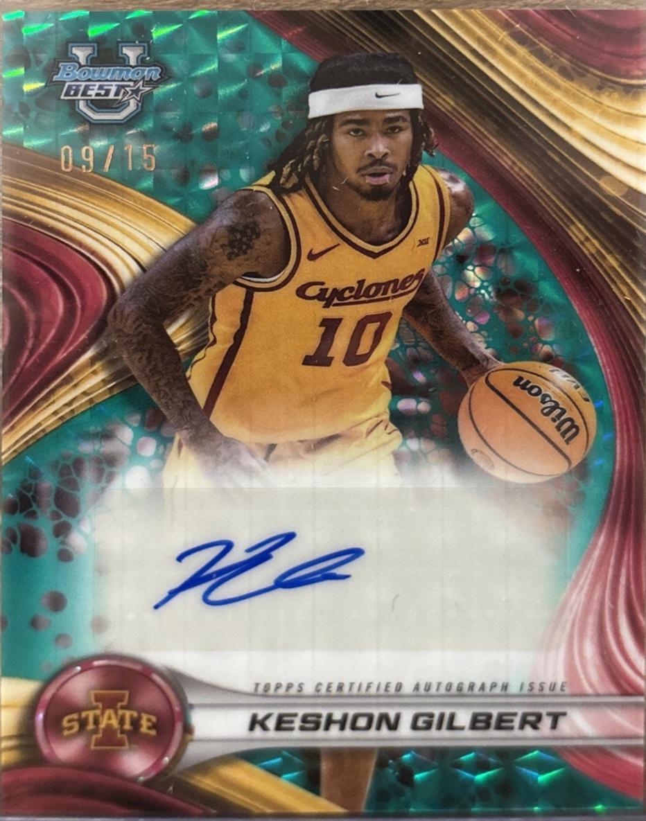 Keshon Gilbert [Teal Geometric Refractor] #B24-KG