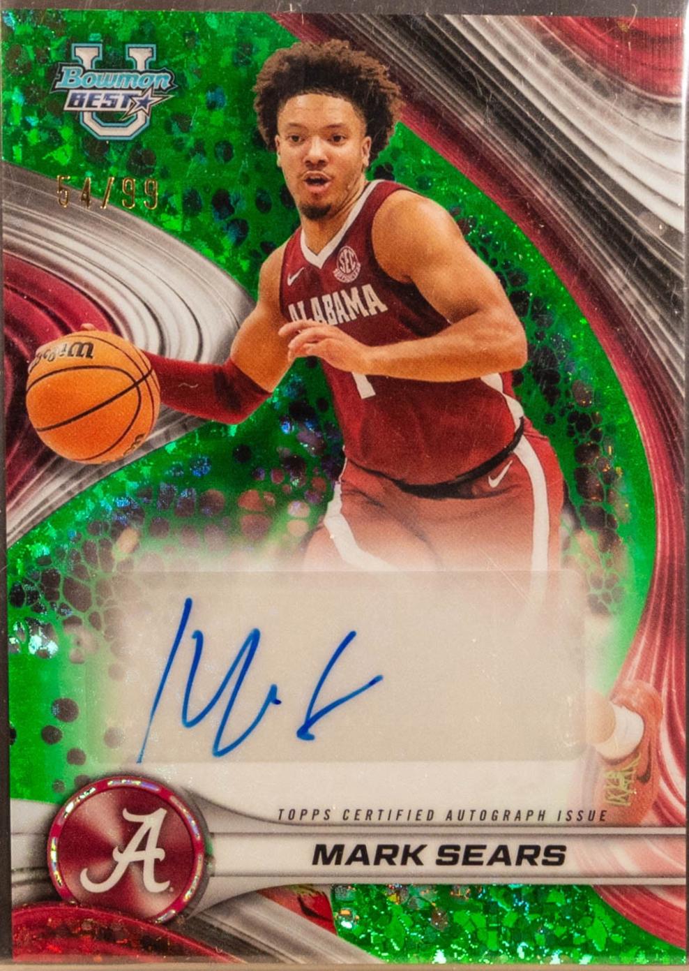 Mark Sears [Green Mini-Diamond Refractor] #B24-MS