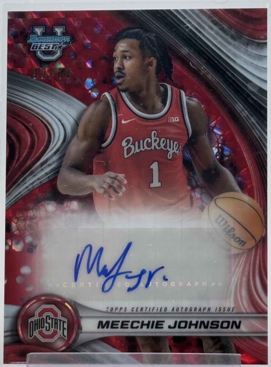 Meechie Johnson [Red Refractor] #B24-MJ