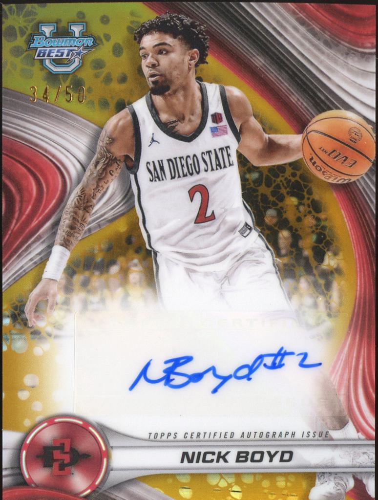 Nick Boyd [Gold Refractor] #B24-NB