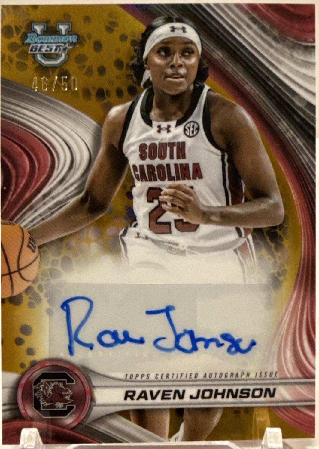 Raven Johnson [Gold Refractor] #B24-RJ