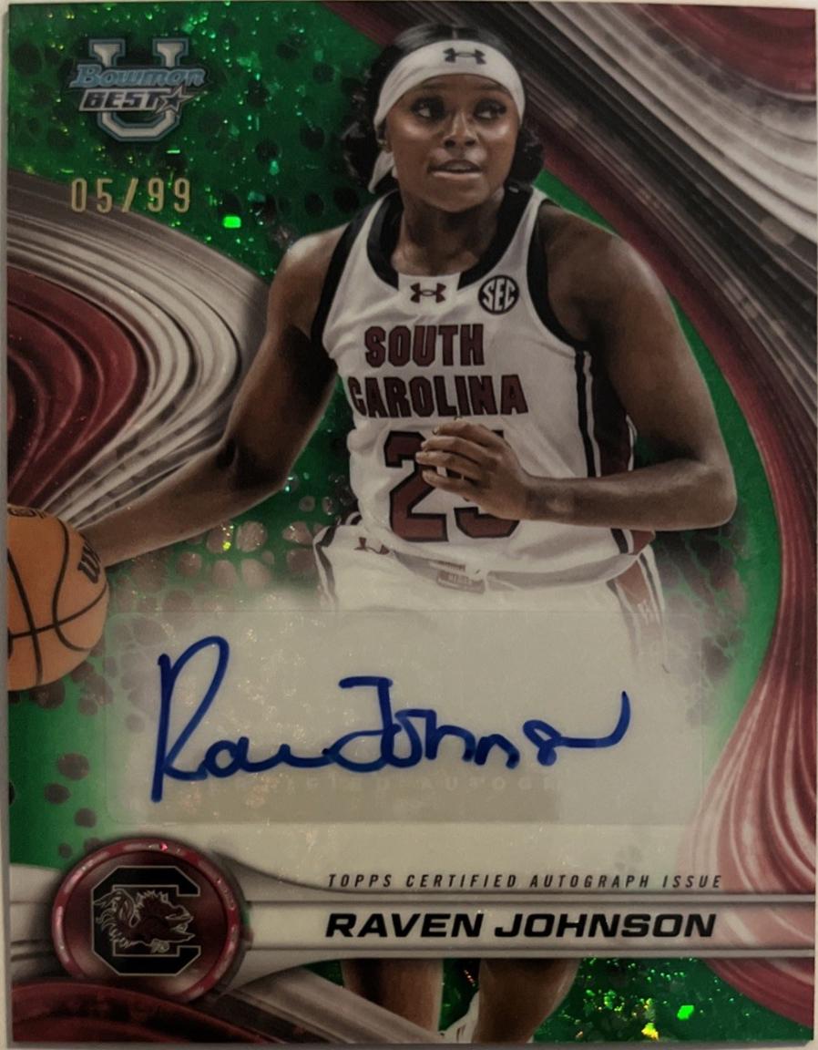 Raven Johnson [Green Mini-Diamond Refractor] #B24-RJ