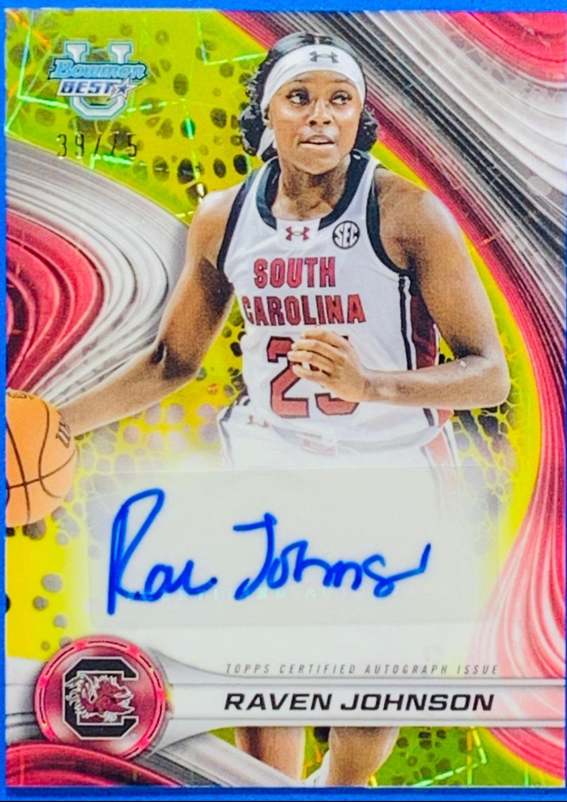 Raven Johnson [Yellow Lazer Refractor] #B24-RJ