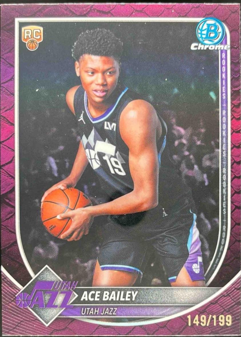 Ace Bailey [Reptilian Fuchsia Refractor] #BCV-5