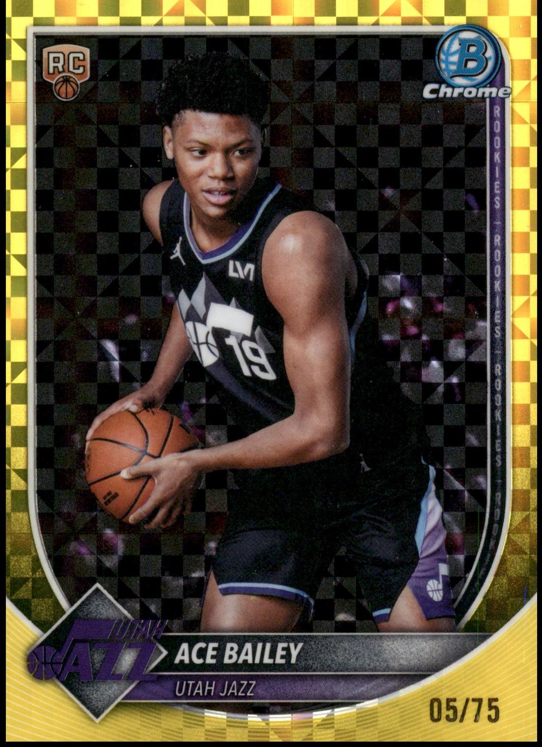Ace Bailey [Yellow X-Fractor] #BCV-5