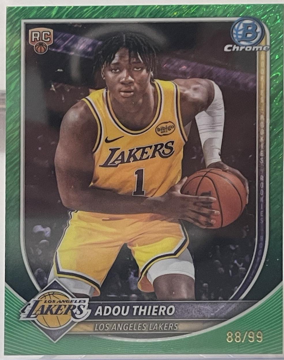 Adou Thiero [Green Shimmer Refractor] #BCV-36