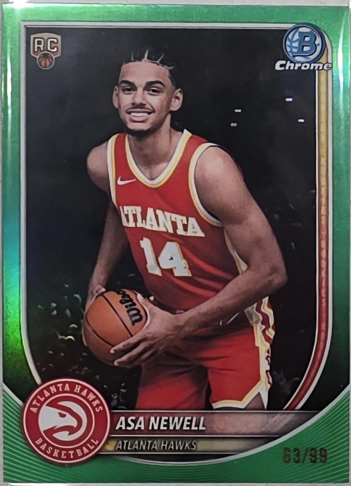Asa Newell [Green Refractor] #BCV-23