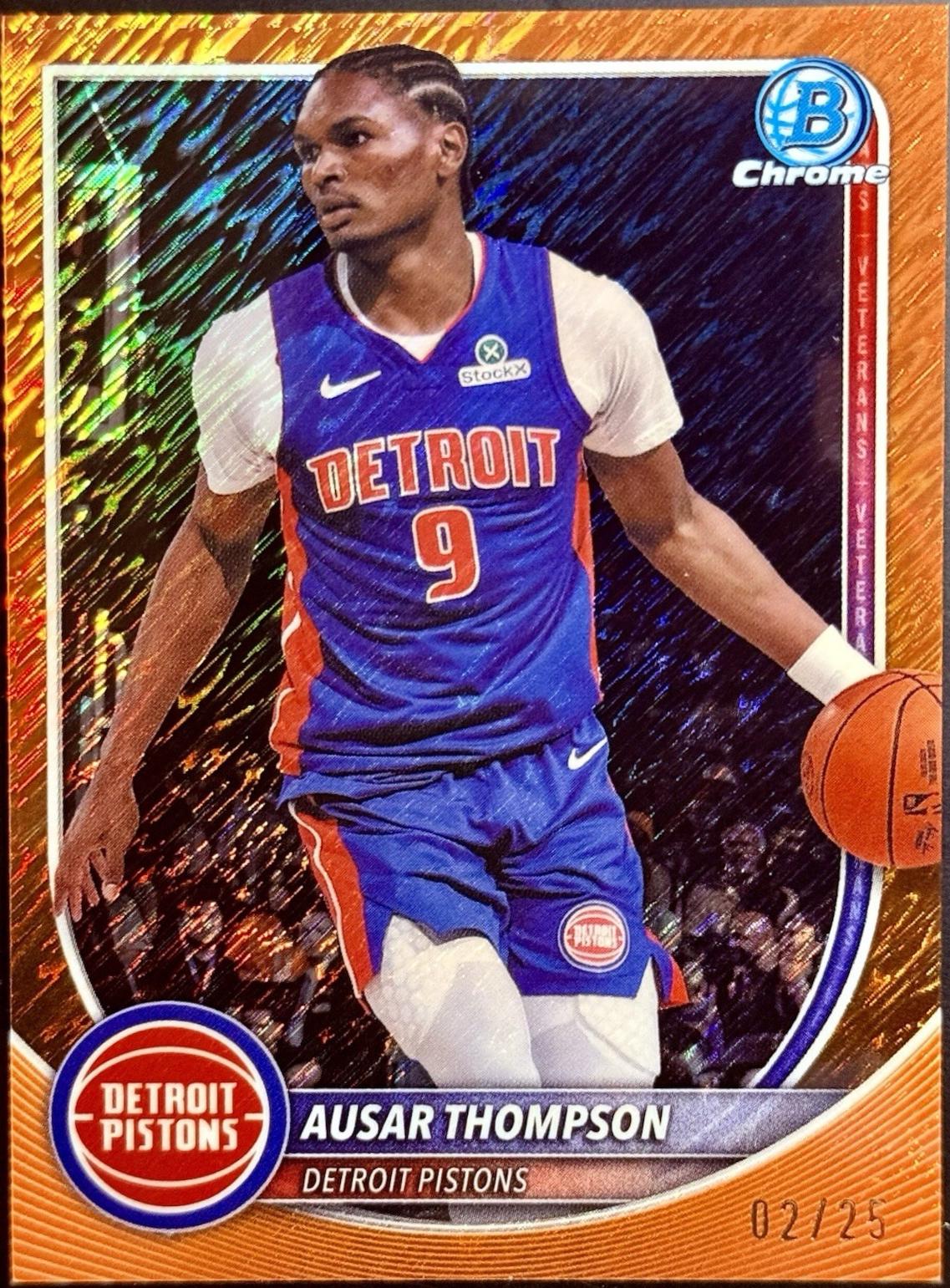 Ausar Thompson [Orange Shimmer Refractor] #BCV-76