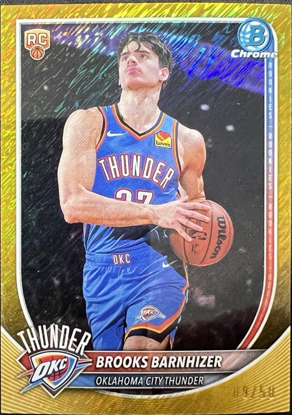 Brooks Barnhizer [Gold Shimmer Refractor] #BCV-45