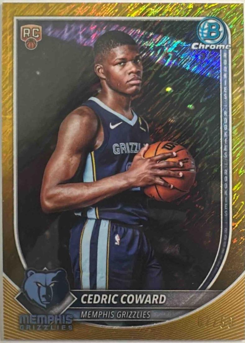 Cedric Coward [Gold Shimmer Refractor] #BCV-11