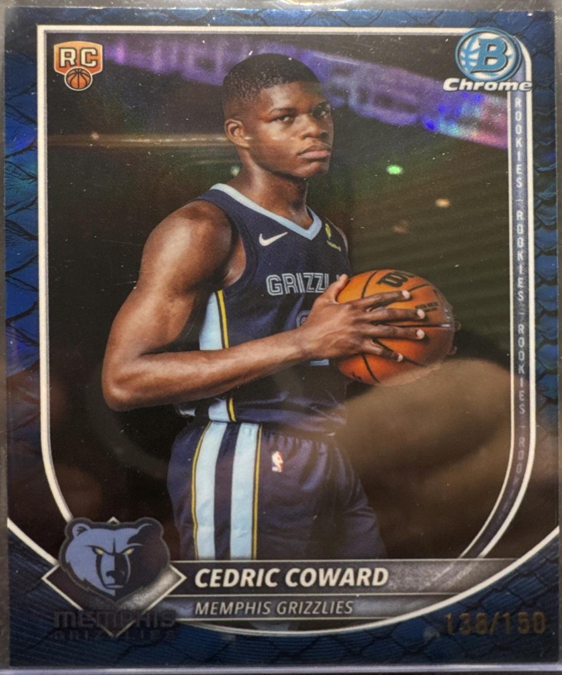 Cedric Coward [Reptilian Blue Refractor] #BCV-11