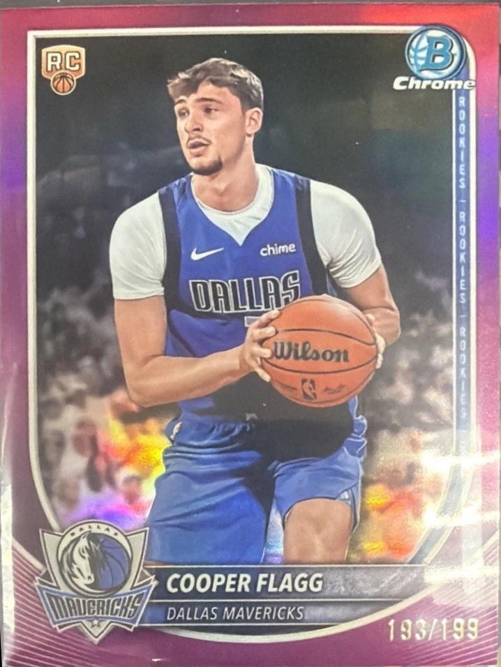 Cooper Flagg [Fuchsia Refractor] #BCV-1