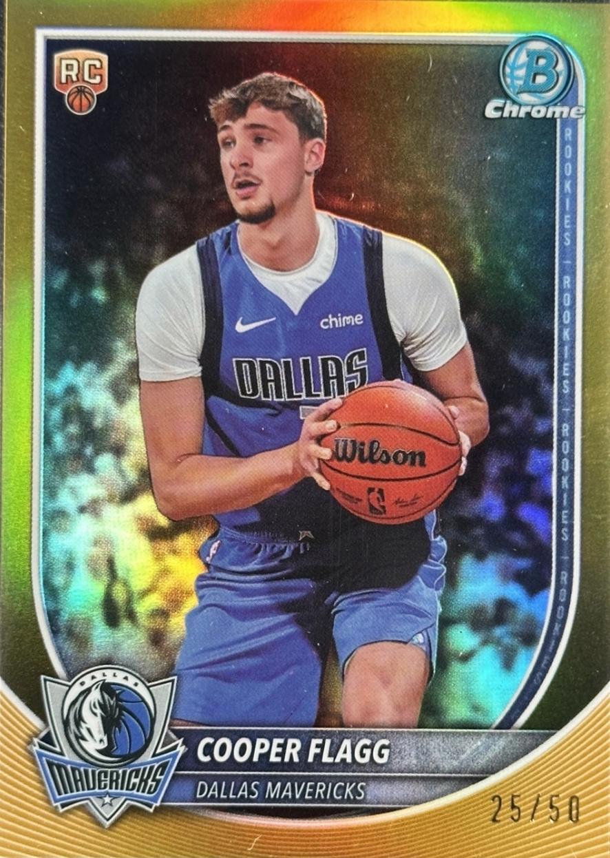 Cooper Flagg [Gold Refractor] #BCV-1