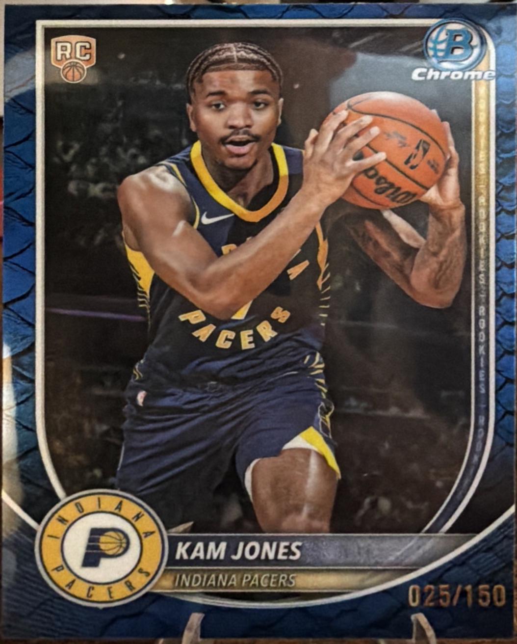 Kam Jones [Reptilian Blue Refractor] #BCV-39