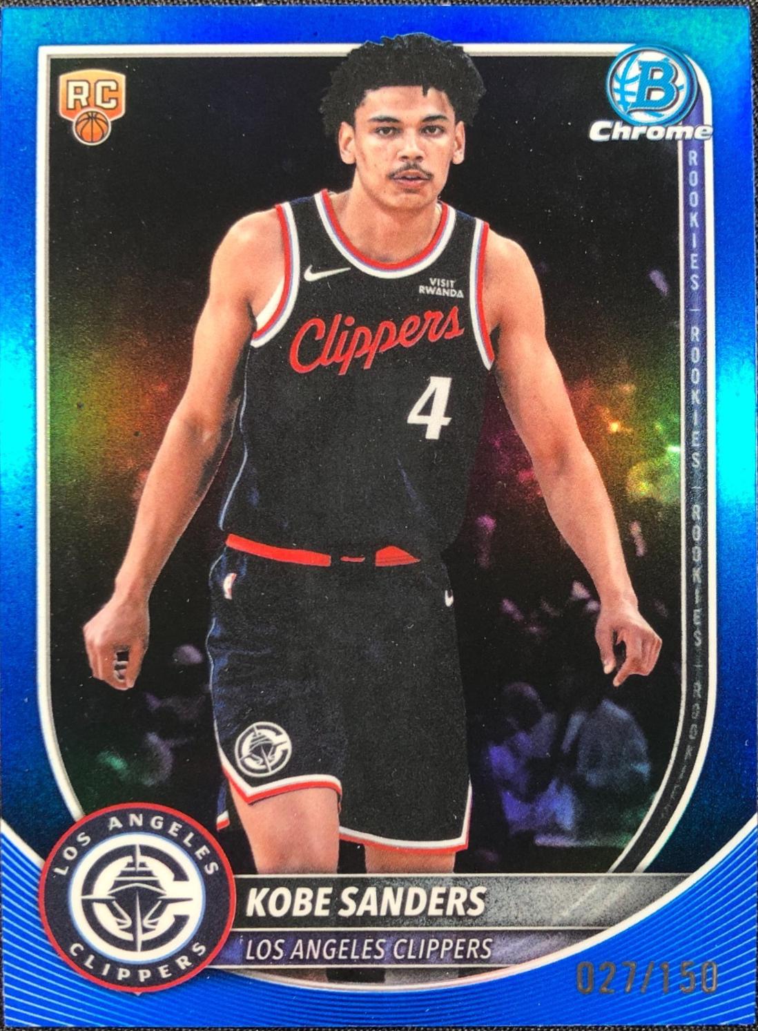 Kobe Sanders [Blue Refractor] #BCV-47