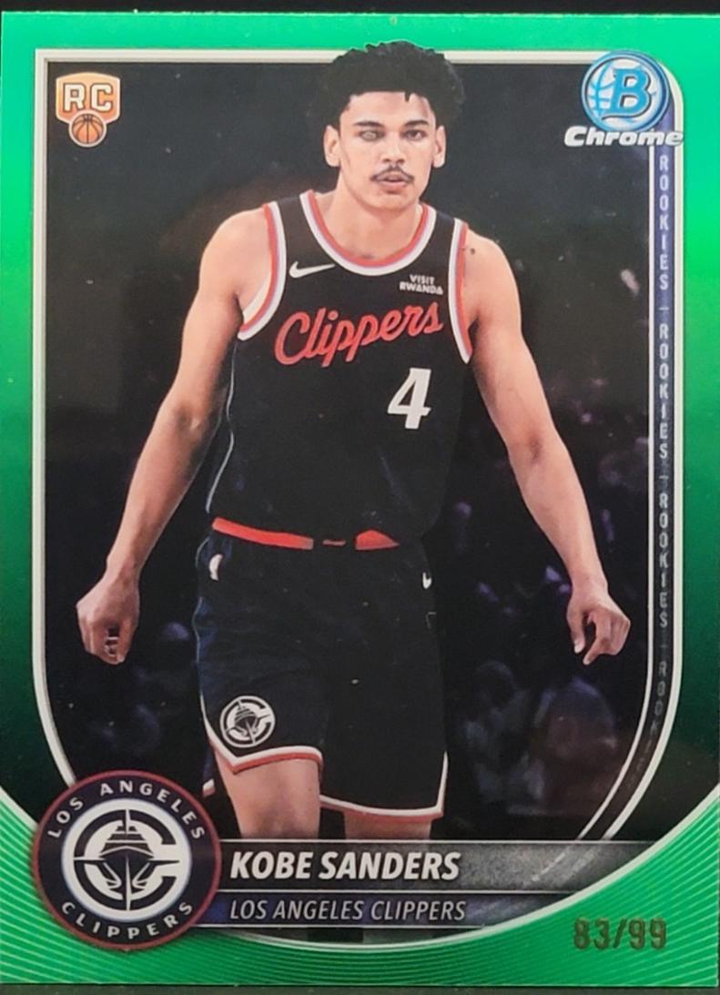 Kobe Sanders [Green Refractor] #BCV-47