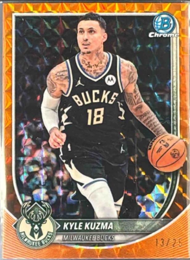 Kyle Kuzma [Orange Geometric] #BCV-82