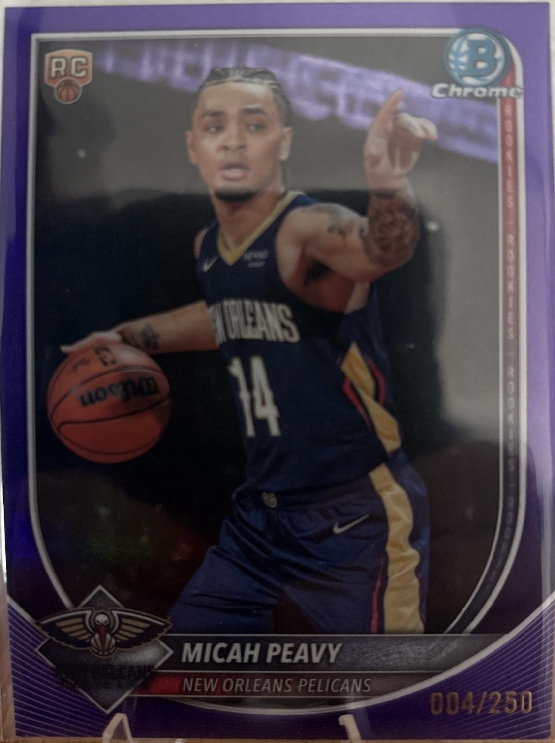 Micah Peavy [Purple Refractor] #BCV-41