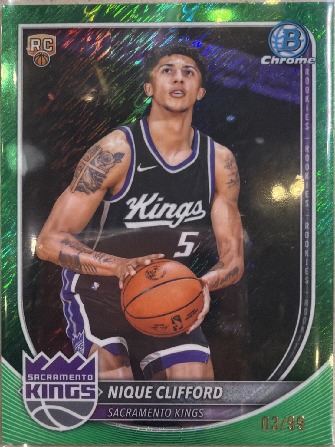 Nique Clifford [Green Refractor] #BCV-24