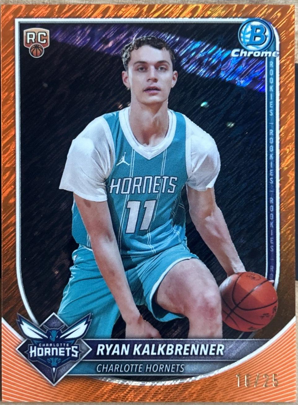 Ryan Kalkbrenner [Orange Shimmer Refractor] #BCV-34