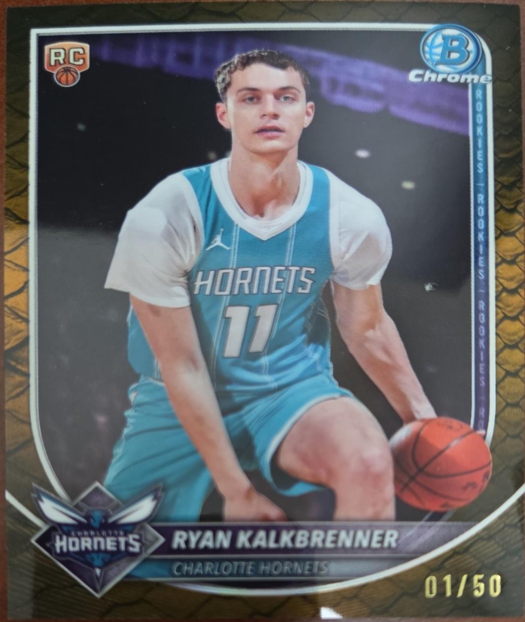 Ryan Kalkbrenner [Reptilian Gold Refractor] #BCV-34