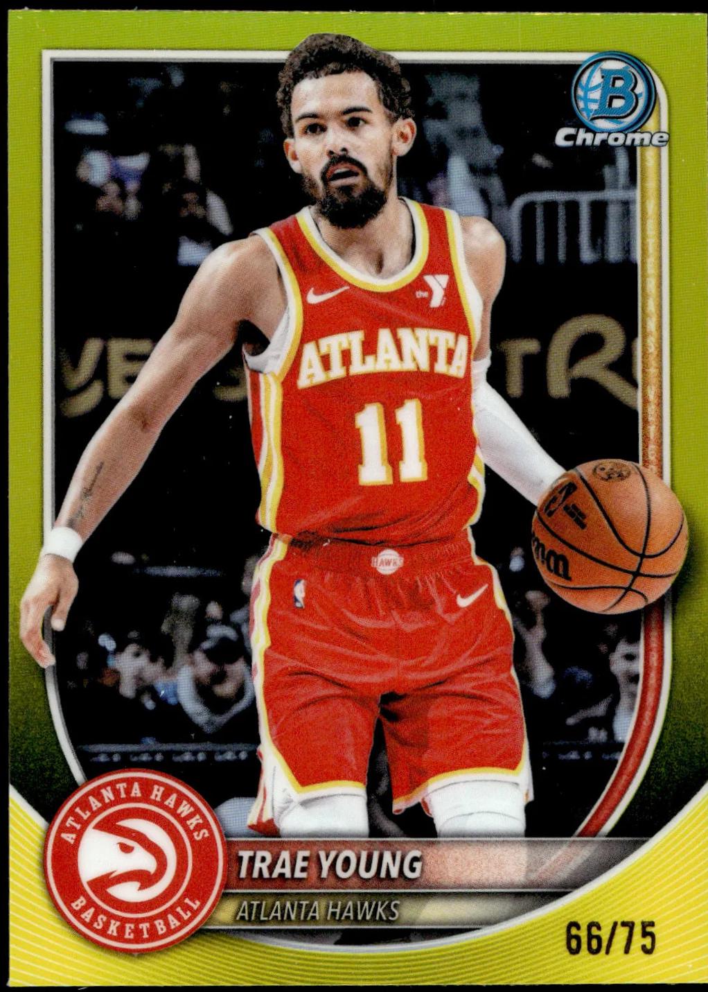 Trae Young [Yellow X-Fractor] #BCV-83