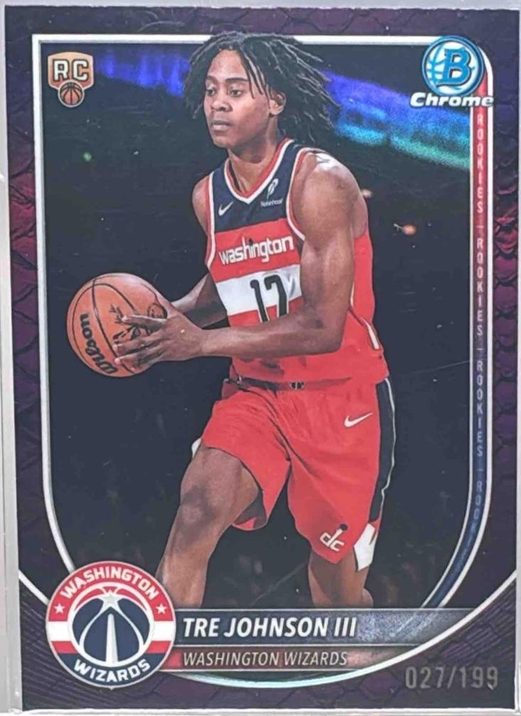 Tre Johnson III [Reptilian Fuchsia Refractor] #BCV-6