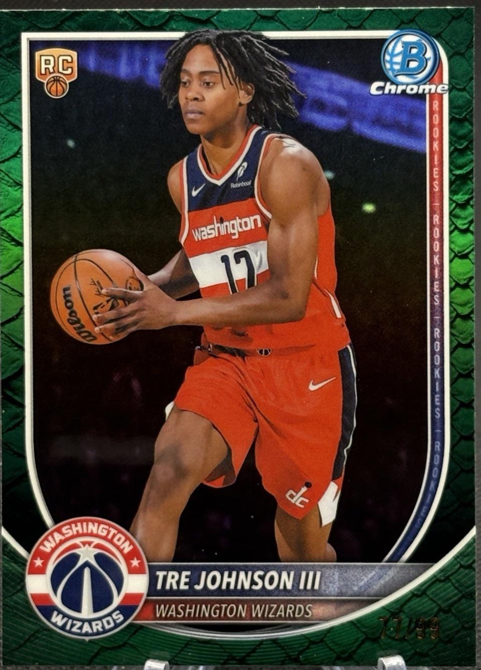 Tre Johnson III [Reptilian Green Refractor] #BCV-6