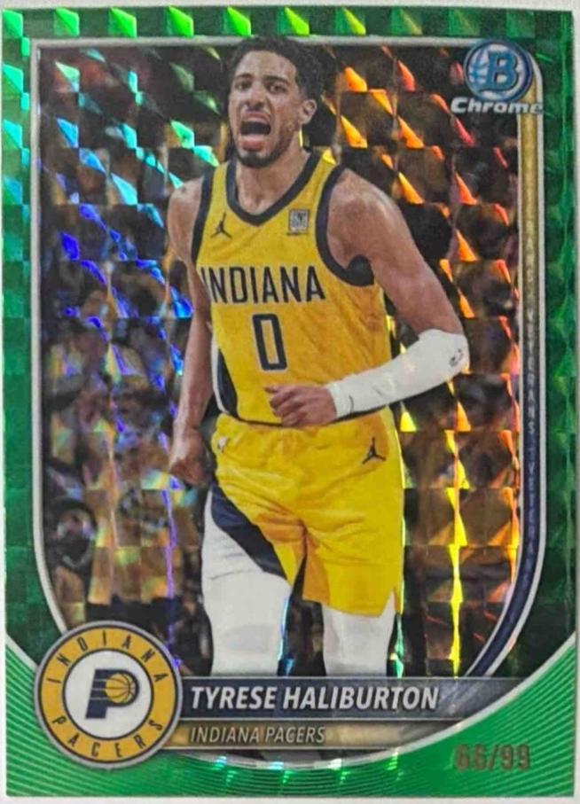 Tyrese Haliburton [Green Geometric] #BCV-77