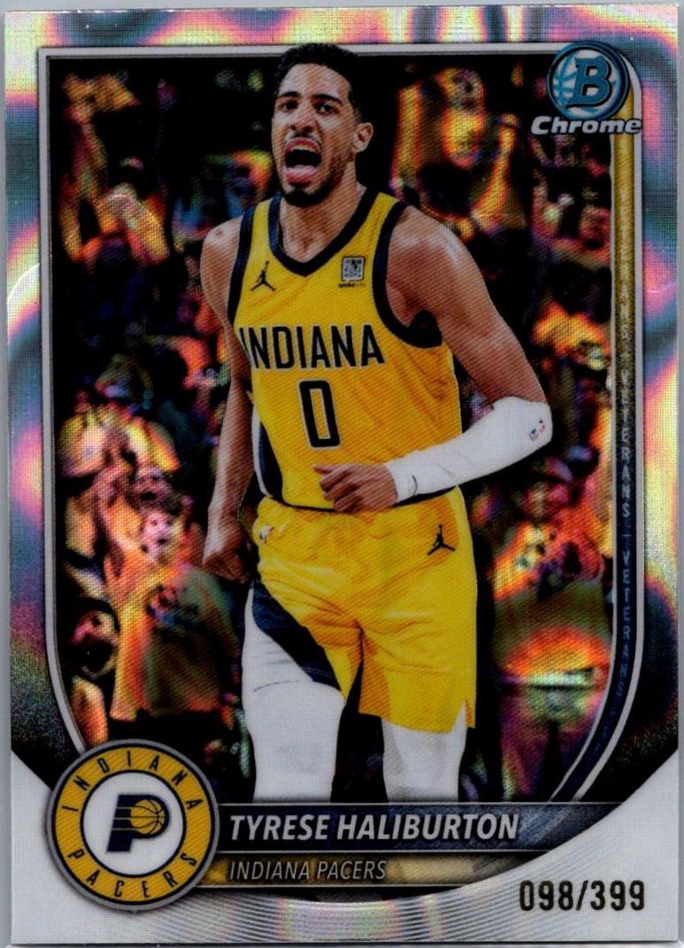 Tyrese Haliburton [Lava Refractor] #BCV-77