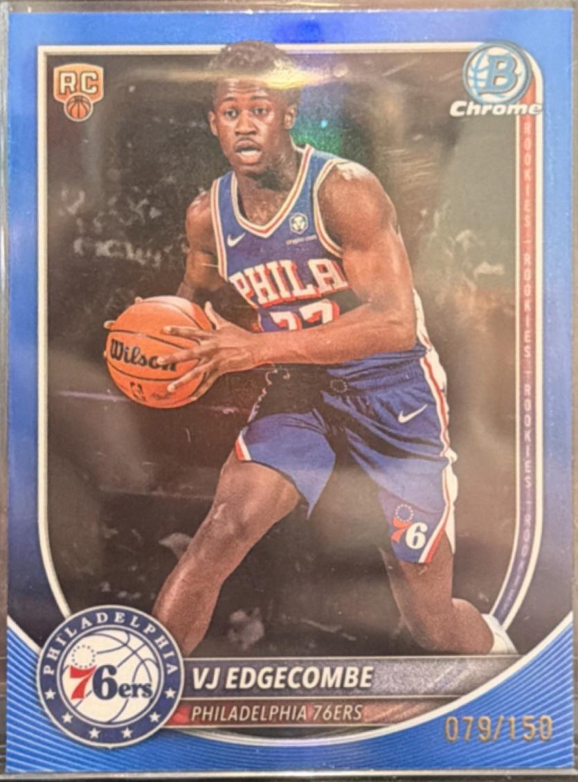 VJ Edgecombe [Blue Refractor] #BCV-3