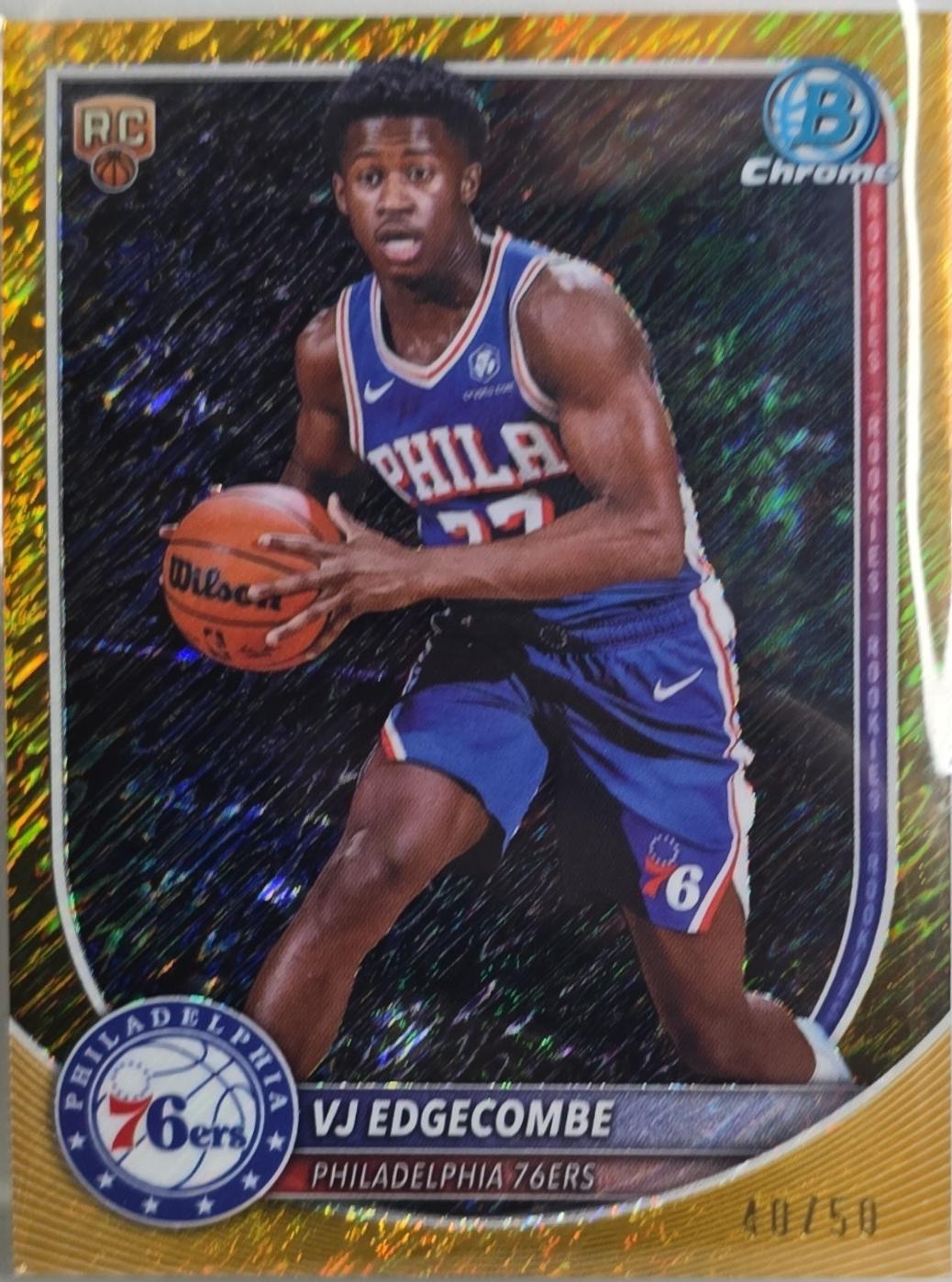 VJ Edgecombe [Gold Shimmer Refractor] #BCV-3