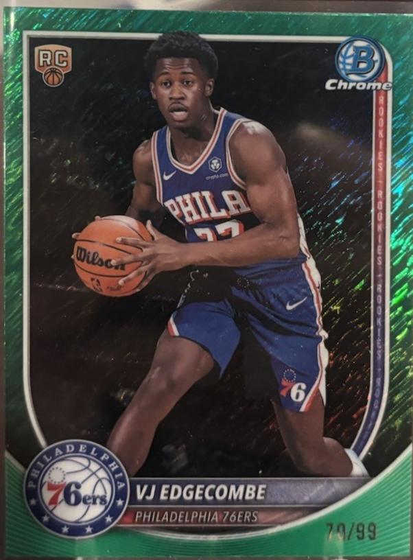 VJ Edgecombe [Green Shimmer Refractor] #BCV-3