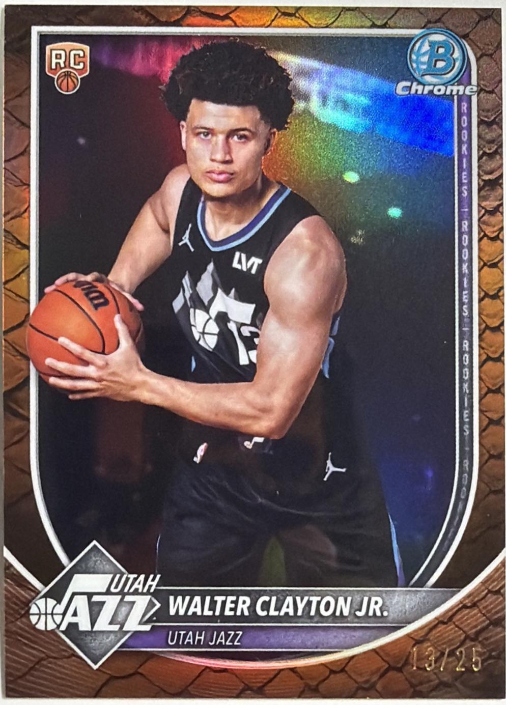 Walter Clayton Jr. [Orange Refractor] #BCV-18